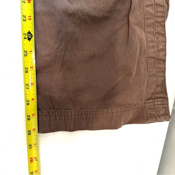 VTG Y2K Abercrombie Fitch Pants Brown Cargo Baggy Low Rise Kids L Womens XS - Picture 10 of 13